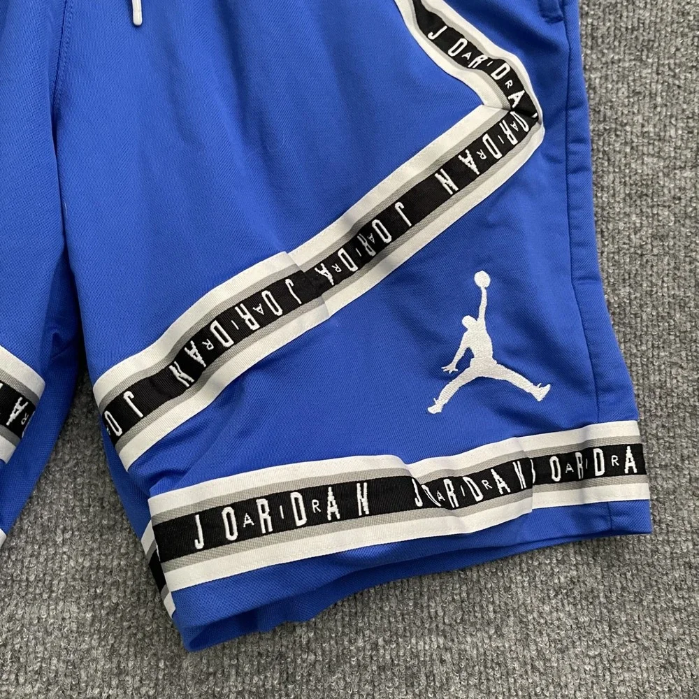 Air Jordan HBR Basketball Taping Shorts Mens Sz L AJ1108 405 Blue